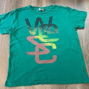 Wesc green logo tee